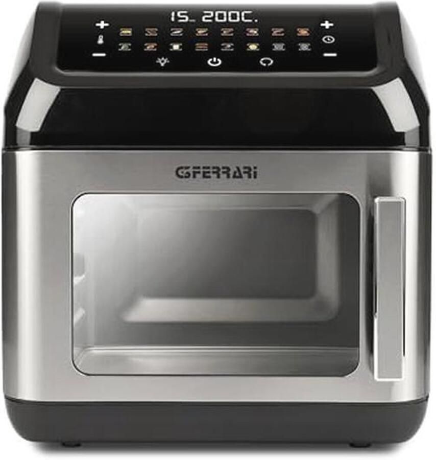 Multifunctionele luchtfriteuse 13L met digitaal display en 16 programma's Gezond koken met minder vet