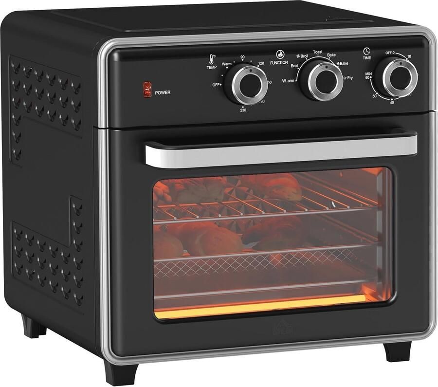Multifunctionele Mini Oven 20L met Heißluftfunctie en 5 Modi
