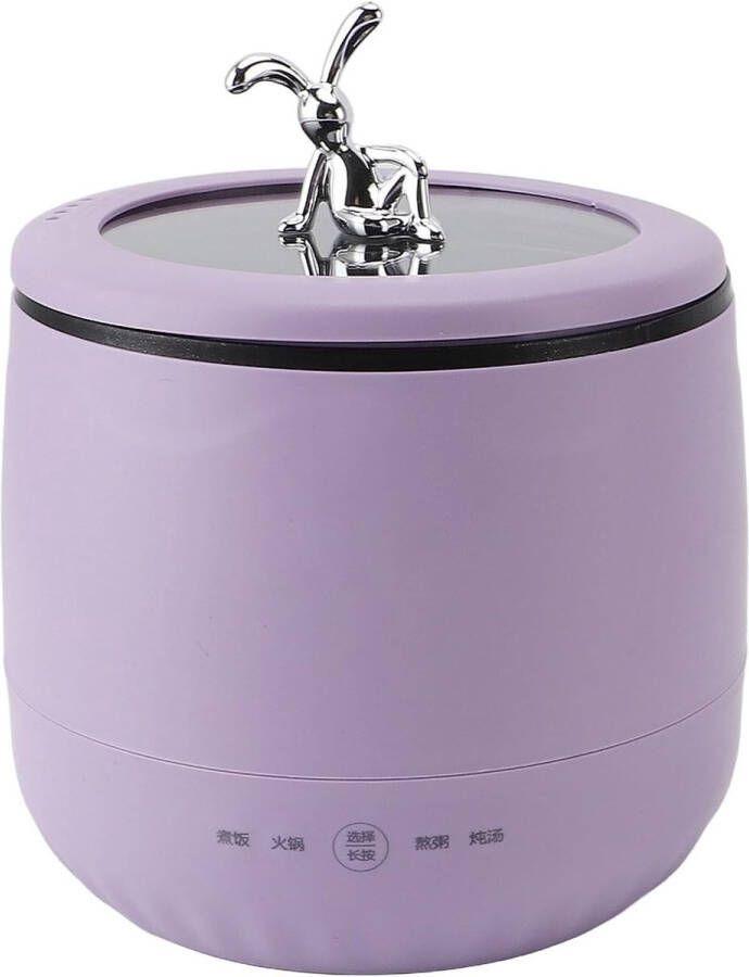 Multifunctionele Mini Rijstkoker 1 8L voor 2 Personen – Draagbare Kookpan voor Thuis Kantoor en Reizen
