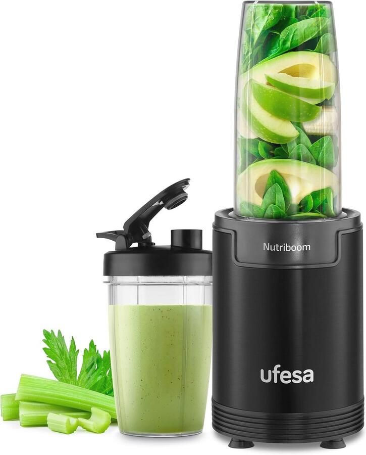 Multifunctionele Mini Smoothie Blender 900W Blender voor Shakes en Smoothies met 6 Accessoires