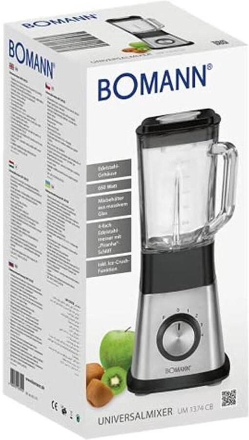 Multifunctionele Mixer en Blendermixer 1 5 L 650 W Zwart RVS - Foto 2