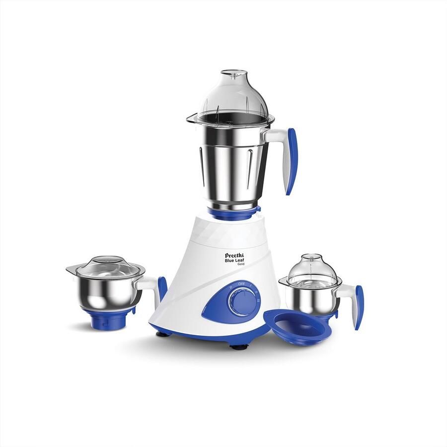 Multifunctionele Mixer Keukenmixer Blender Ingrediënten Mengen Roestvrijstalen Containers 750 Watt Blauw