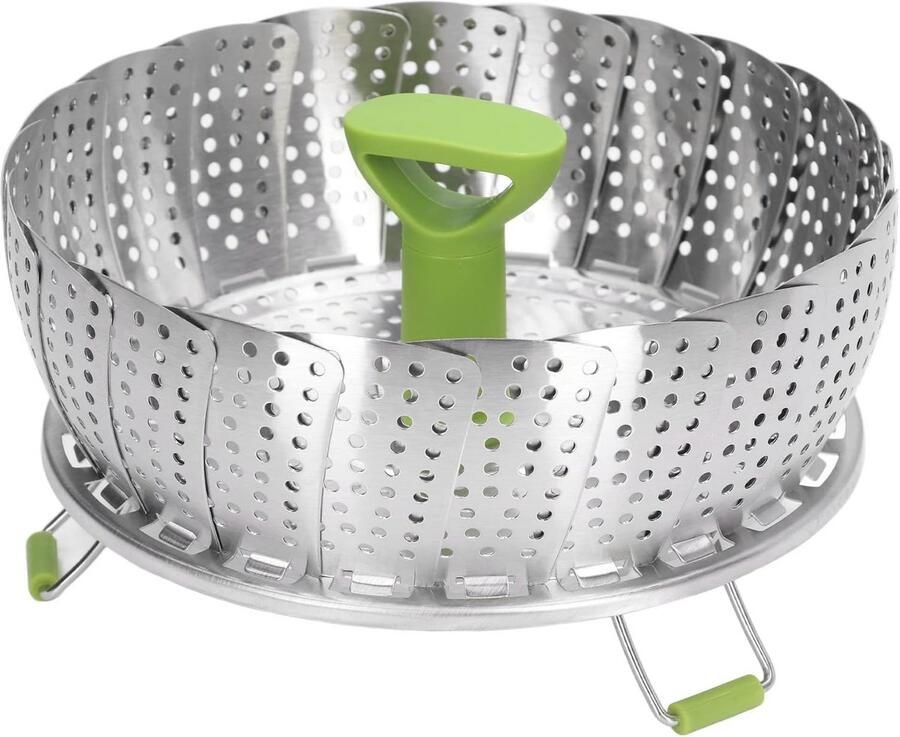 Multifunctionele Opvouwbare Stoommand voor Groenten en Zeevruchten