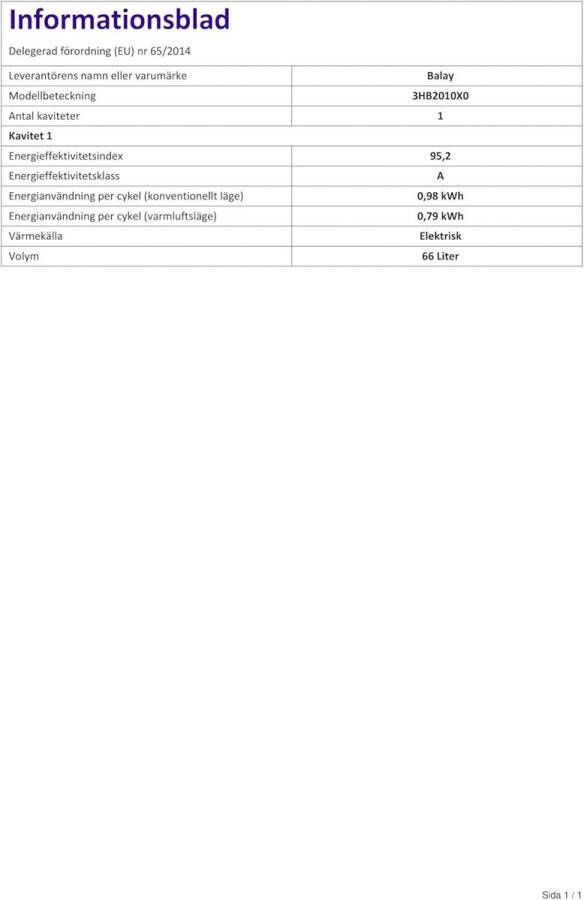 Multifunctionele oven 60 cm zwart en roestvrij staal 5 verwarmingsmodi