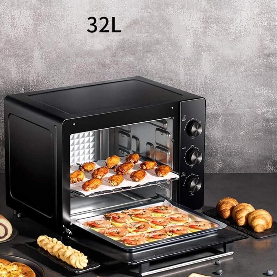 Multifunctionele Oven Aanrecht Ovens Snel Koken 10 Keukenfuncties 1.1 Kubieke Voet Roestvrij Staal