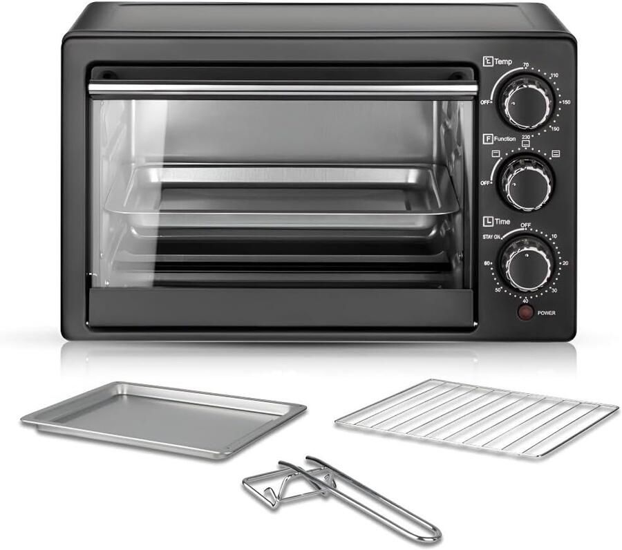 Multifunctionele Oven Compact Keukenapparaat Thuis Bakken En Braden Met Handig Kijkvenster 1000 Watt Vermogen