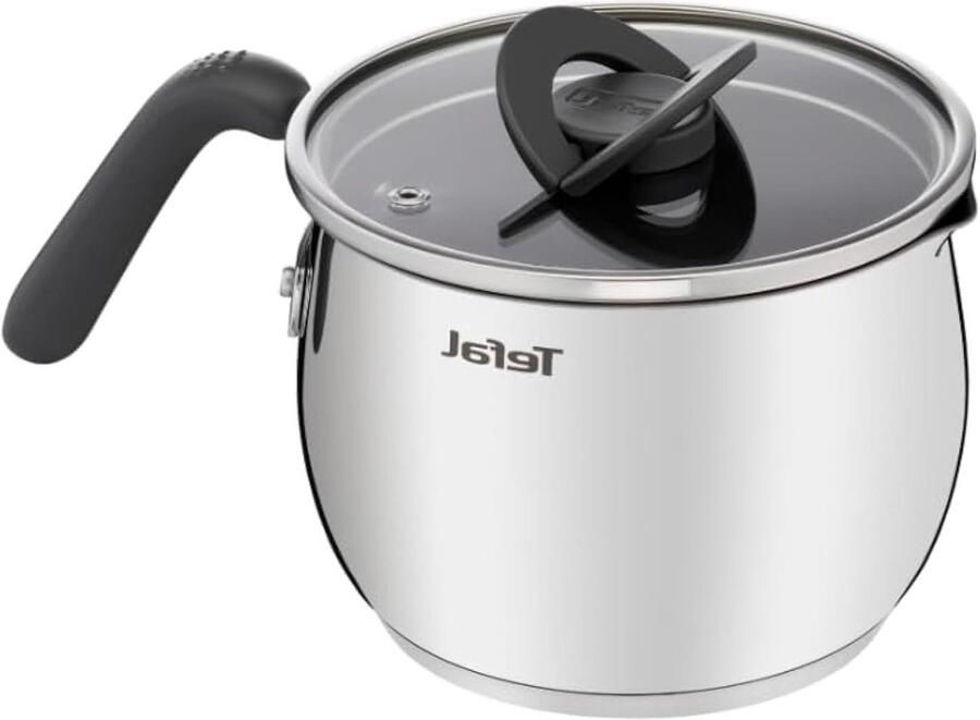 Multifunctionele Pan Kookpan Stoofpan Dagelijks Koken Temperatuur Indicator 16 cm 2.5 Liter Gepolijst RVS