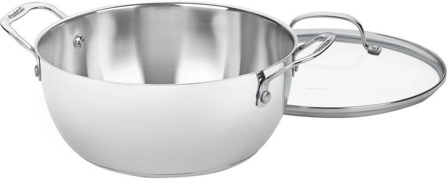 Multifunctionele Pan Kookpan Stoofpan Mee Koken Gelijkmatige Warmteverdeling 5.5 Liter Staal