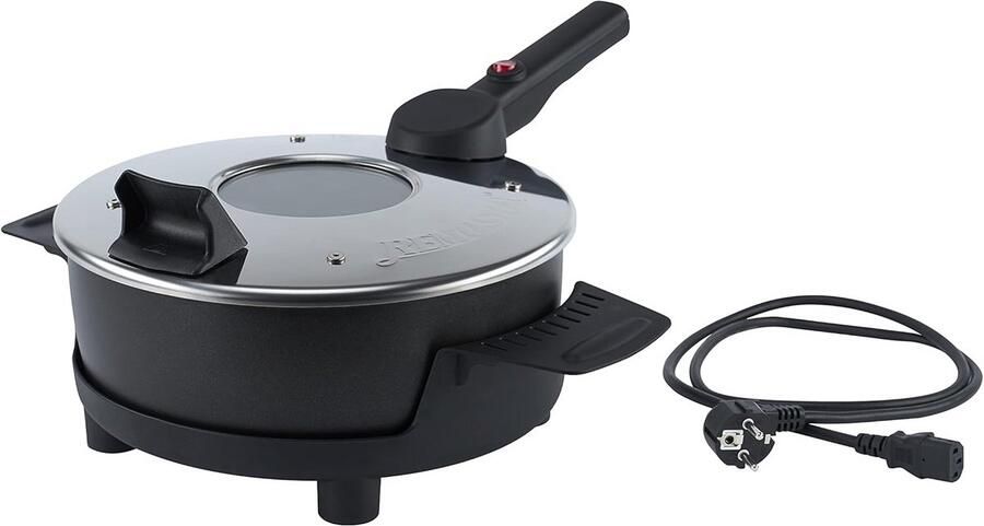 Multifunctionele Pan met Glazen Deksel en Antiaanbaklaag 4L 580W