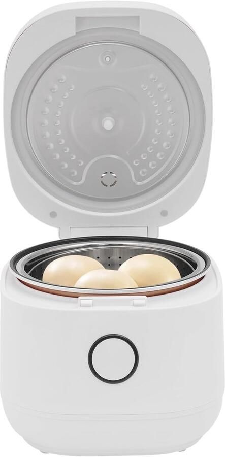 Multifunctionele Rijstkoker Elektrische Mini Koker Gezond Koken Suikerreductie Functie 5 Liter Capaciteit Wit