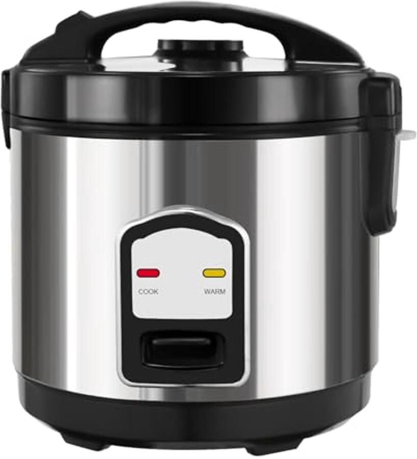 Multifunctionele Rijstkoker met Warme Houdfunctie en Automatische Uitschakeling 2 Liter Capaciteit