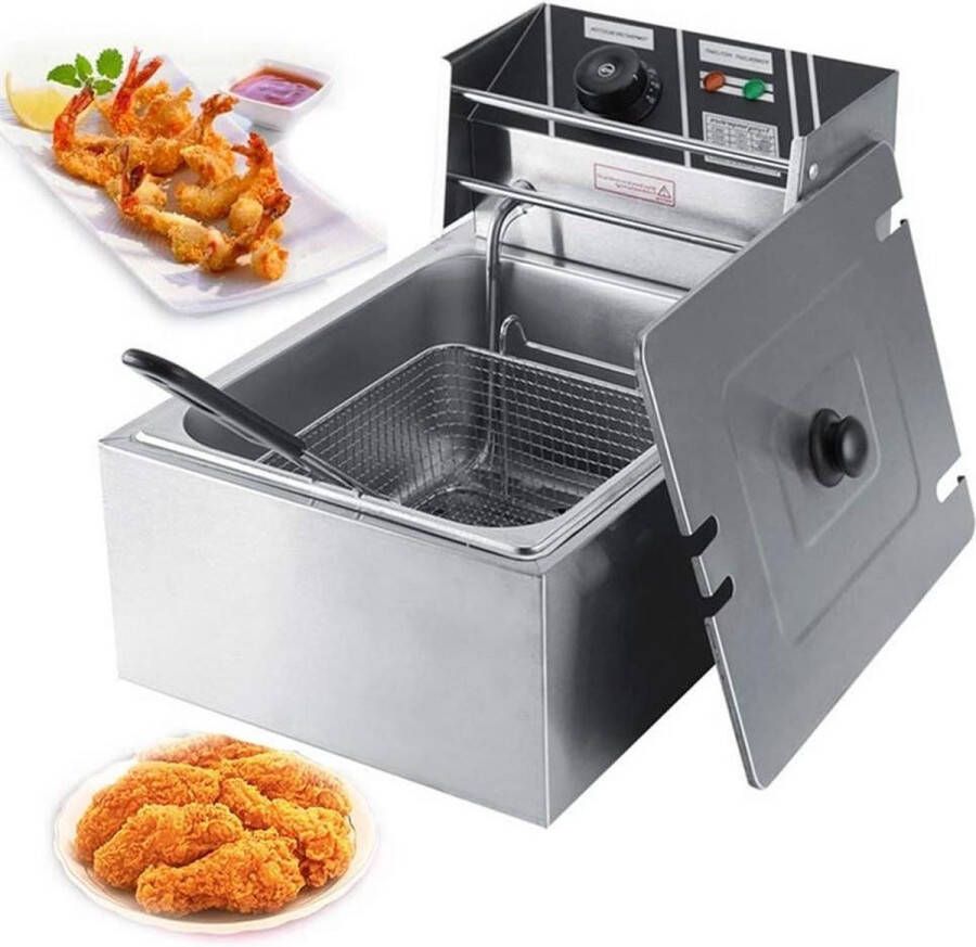 Multifunctionele roestvrijstalen friteuse voor thuis commercieel gebruik professionele friteuse