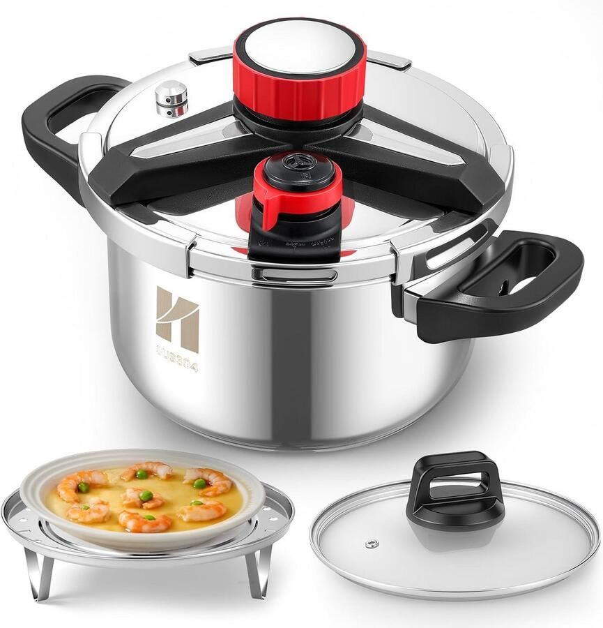 Multifunctionele Snelkookpan 5L 3-in-1 Rijstkoker en Stoofpan