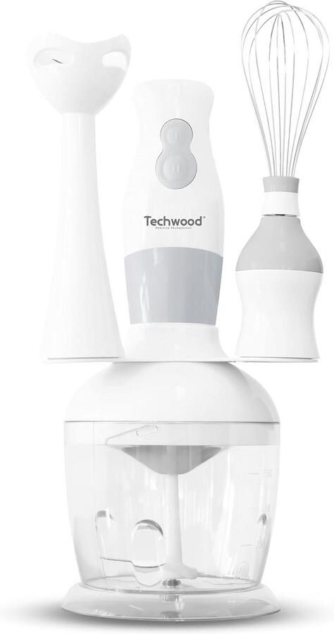 Multifunctionele Staafmixer 3-in-1 met 300W Vermogen Voor Smoothies Puree en Sauzen