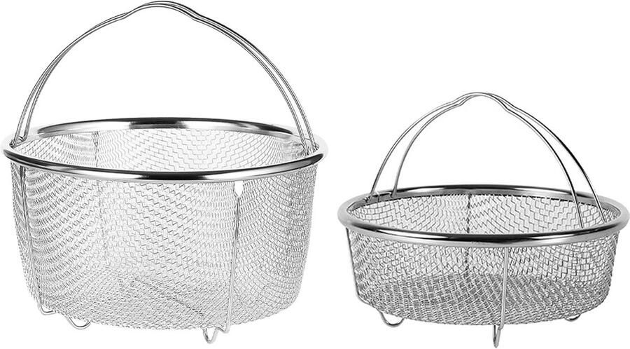 Multifunctionele Stoompan RVS met Pastamandje en Afgietfunctie