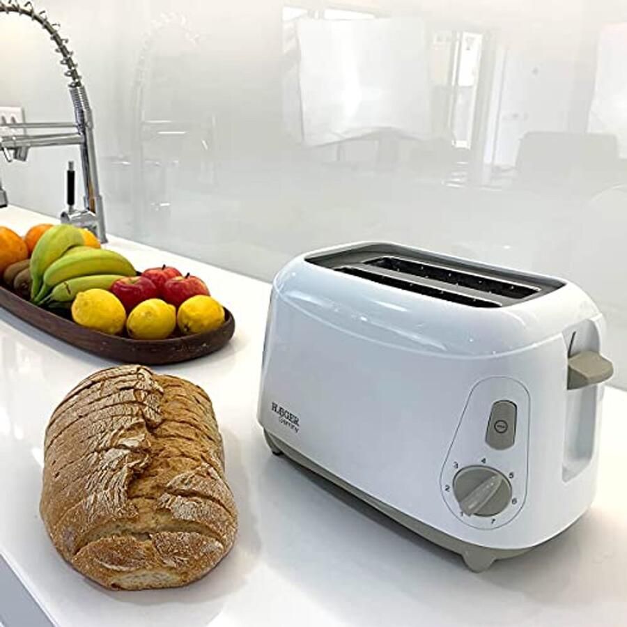 Multifunctionele Toaster met 900 W en 7 Toaststanden Efficiënt Toasten