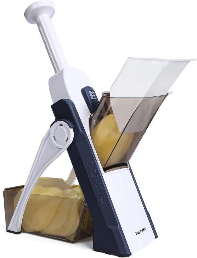 Multifunctionele Veiligheids Mandoline Groentesnijder met 4 Snijmodi Perfecte Keukengadget