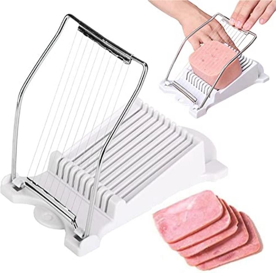 Multifunctionele Vleessnijmachine voor Ham Vlees en Eieren Eenvoudig in gebruik Roestvrij Staal