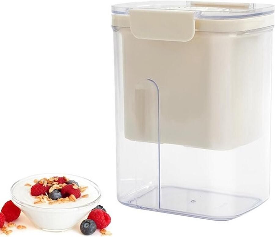 Multifunctionele yoghurtmaker met weischeider – ook geschikt voor yoghurt sojamelk en vruchtensap