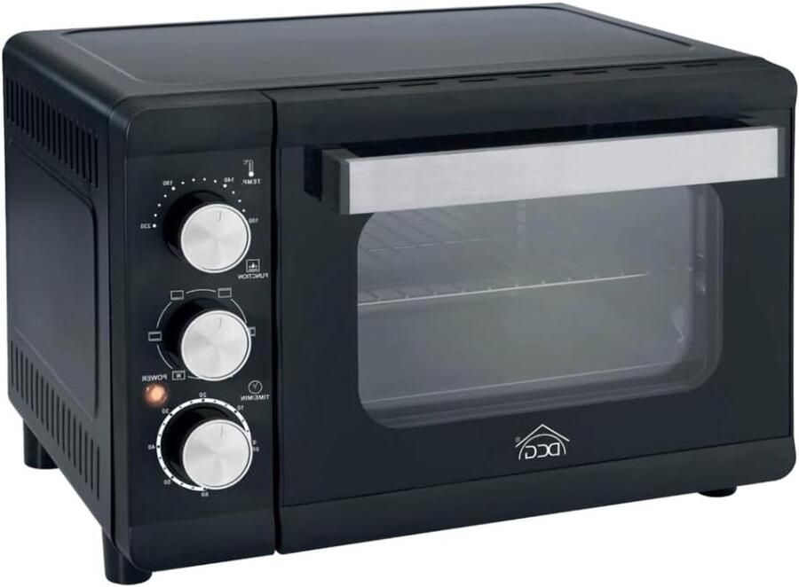 Multicooker Oven Elektrische Oven Snel Koken Instelbare Thermostaat 24 Liter Zwart