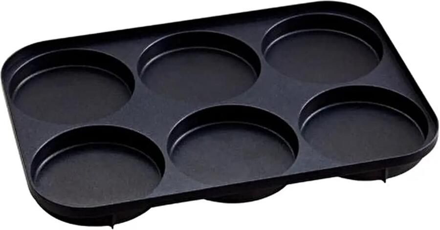 Multiplaat Extra Bakplaat Compact Koken Gegoten Aluminium 20.5 x 30 cm