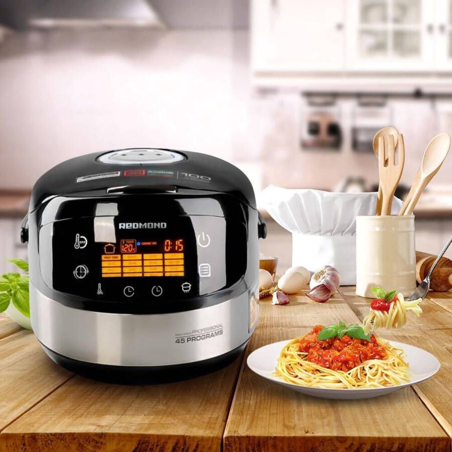 Multivarka 5 liter met 45 kookprogramma's voor veelzijdig koken