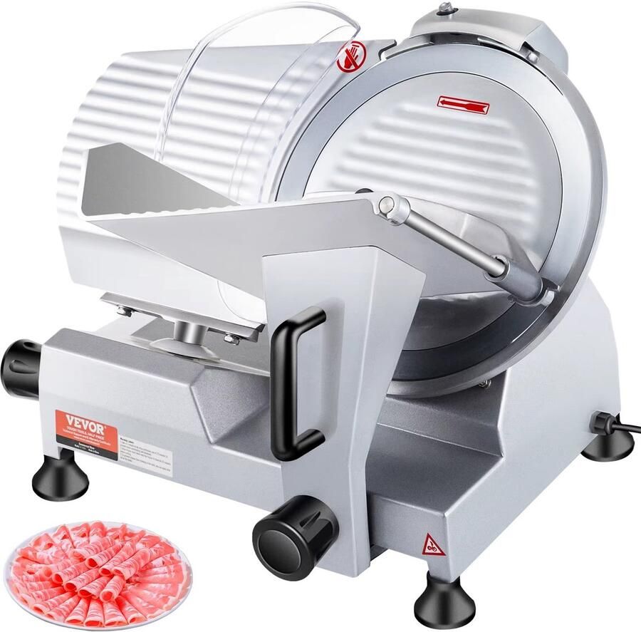 Mura Vleessnijmachine Snijmachine Groetesnijder Groentensnijder Broodsnijmachine Snij dikte van 0 tot 12 mm 60 dB
