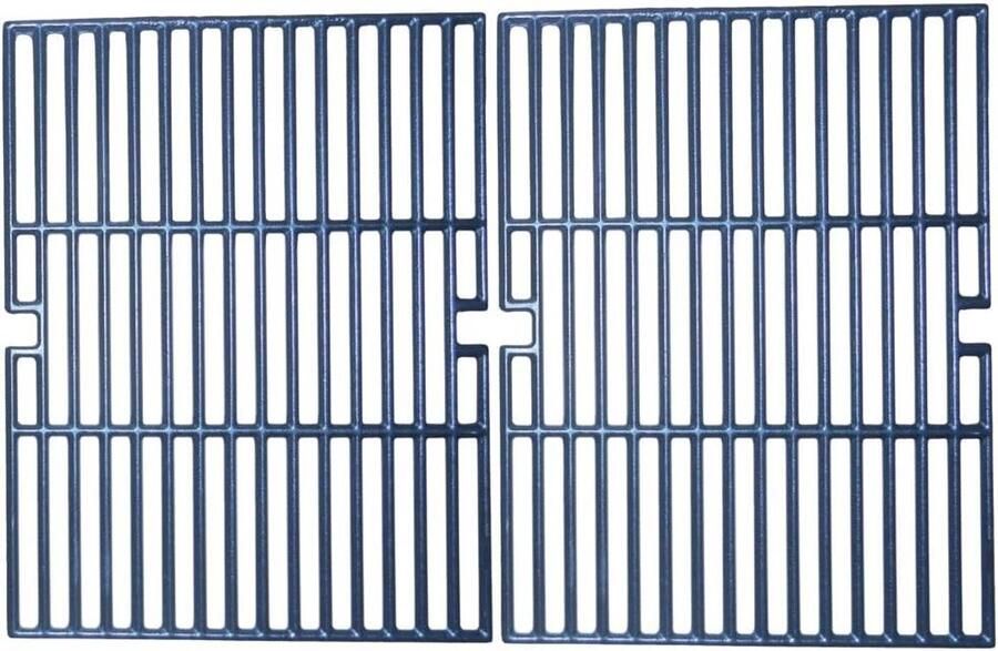 Music City Metals 60112 Matte gietijzeren kookrooster vervanging voor geselecteerde Kenmore Gas Grill modellen set van 2