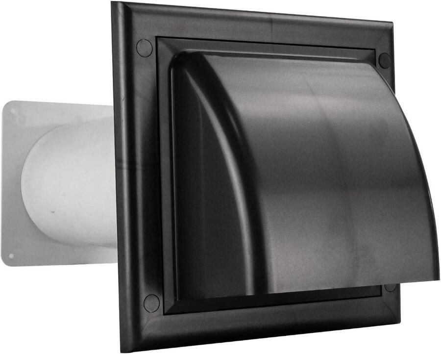 Muurdoorvoer Afzuigkap Afvoerbuis Keuken Ventilatie Monteren Zonder Terugslagklep Ø 150 mm Grafiet