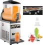 Dakta commerciële slush-ijsmachine 1 x 15 l commerciële slush-ijsmachine 500 W 220 V roestvrij stalen slush-ijsmachine slush-machine slush-apparaat 52 x 21 x 80 cm slushy maker machine slush-machine - Thumbnail 1