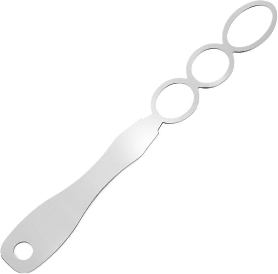 Natuurlijke botermixer Keukenmixer Moeiteloos mengen Roestvrij staal 29 cm lengte Meerkleurig