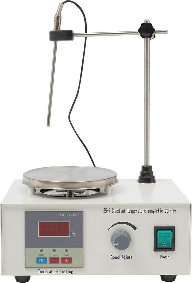 NAVOBIZ Magneetroerder Digitaal Magnetische roerder Magnetic stirrer Digitale temperatuurregeling Instelbare roersnelheid
