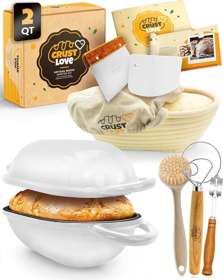 Nederlandse Oven Broodpan Brood Bakken Gietijzeren Pan 30 cm Zwart
