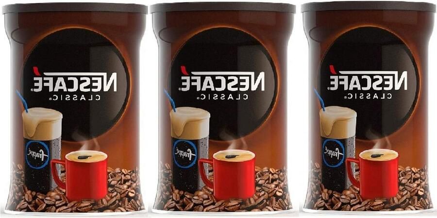 Nescafe Classic Frappe 3 x 200 g instant koffie ijskoffie Griekse koffie Frappé Greece (600 g) heerlijke koffiedrank frappe mixer