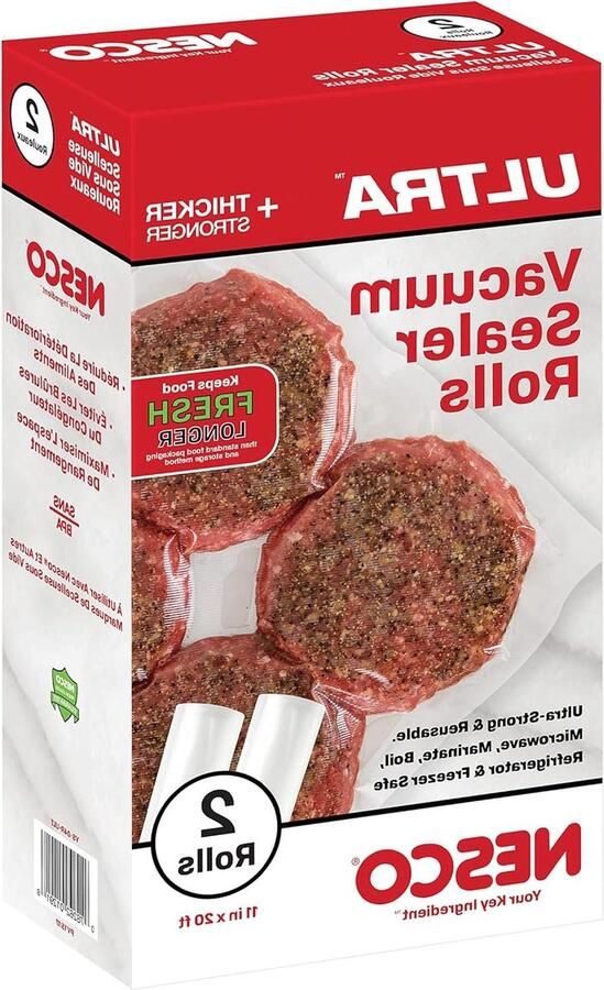 Nesco Heavy Duty Vacuum Sealer Roll- 11 x 20' 2 Roll