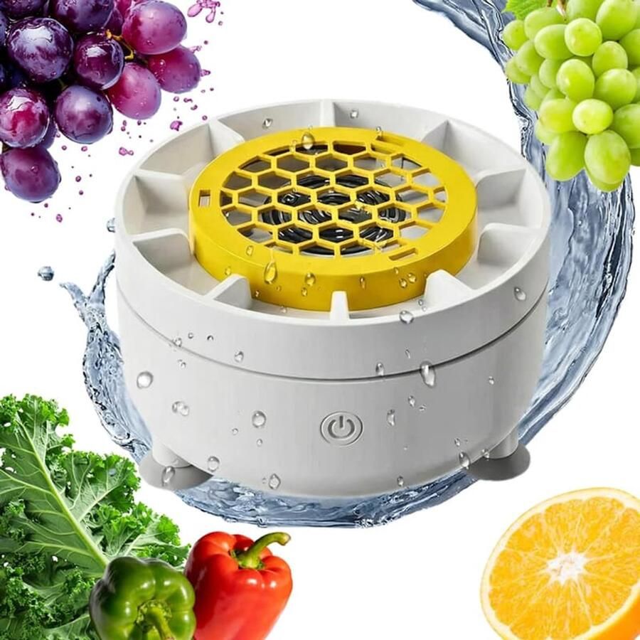 Nieuw 2026: Groente- en fruitwasmachine – Keukenapparatuur – Voedselveilige huishoudelijke wasmachine (1 set)