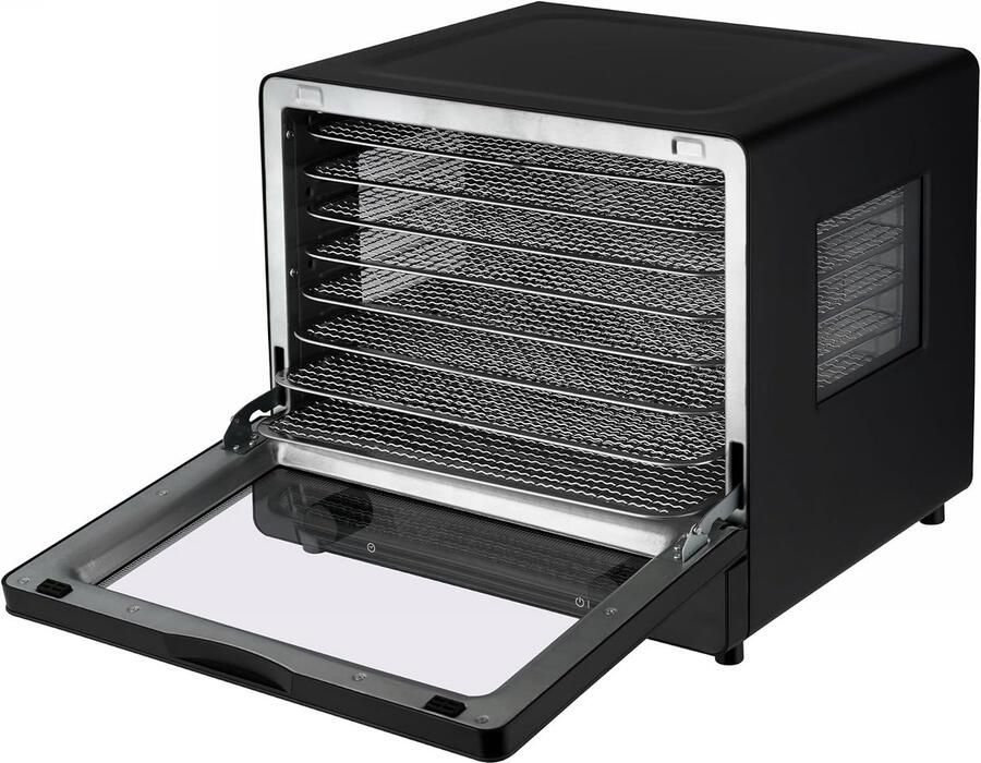 NIR+ infrarood droogautomaat XXL – 500 W droogapparaat voor snel en voorzichtig drogen met 8 roestvrijstalen roosters timer 1-49 uur stil