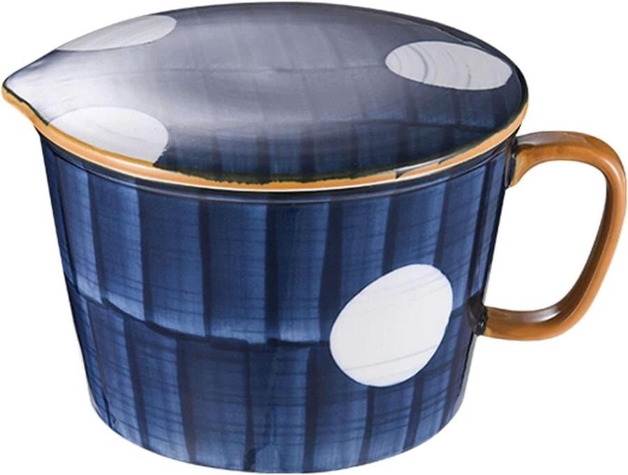 Noedelkom Soepkom Aardewerk Ramen Grote Maaltijden Magnetron Oven Veilig Grote Kom Zwart