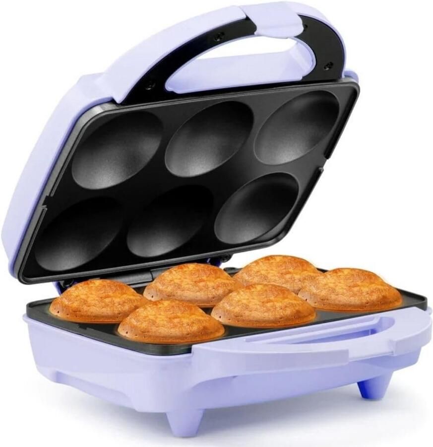 Non-Stick Cupcake Maker voor 6 Cupcakes Muffins en Meer Perfect voor Feestjes en Bakverkoop