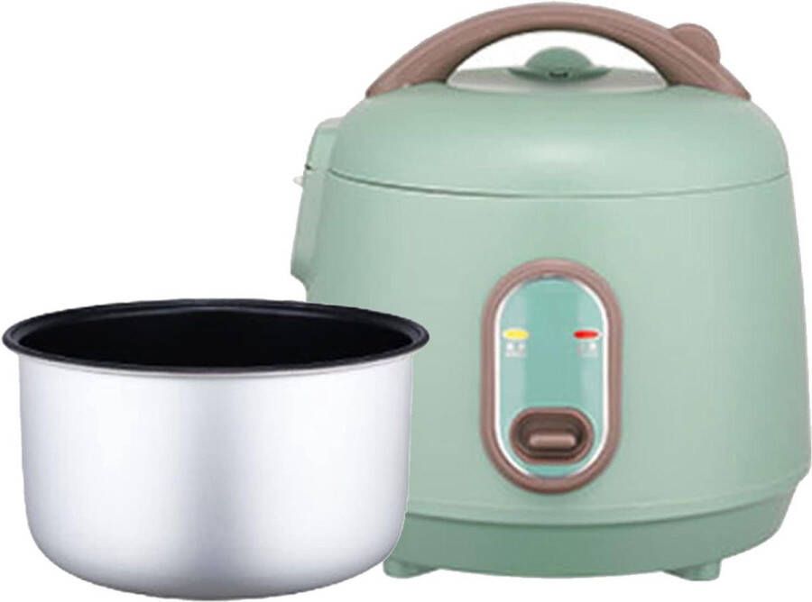Non-stick Draagbare Elektrische Rijstkoker Multifunctionele Circulatie Verwarming Gemakkelijk Te Reinigen Legering Met 2L Binnenvoering Voor Reizen Groente