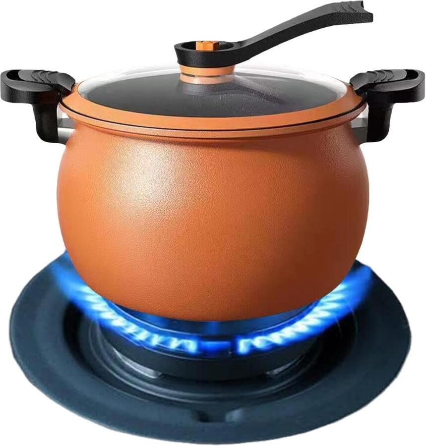 Non-stick Pan Multi-purpose Pan Snel Koken Anti-overflow Systeem 28 cm Zwart