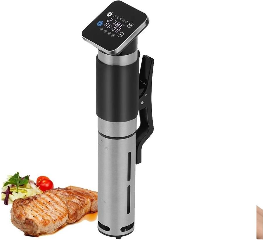 Noordvale Sous vide-Machine Sous Vide Stick Thermische Circulatiepomp Met APP Bediening Roestvrijstaal Waterdicht