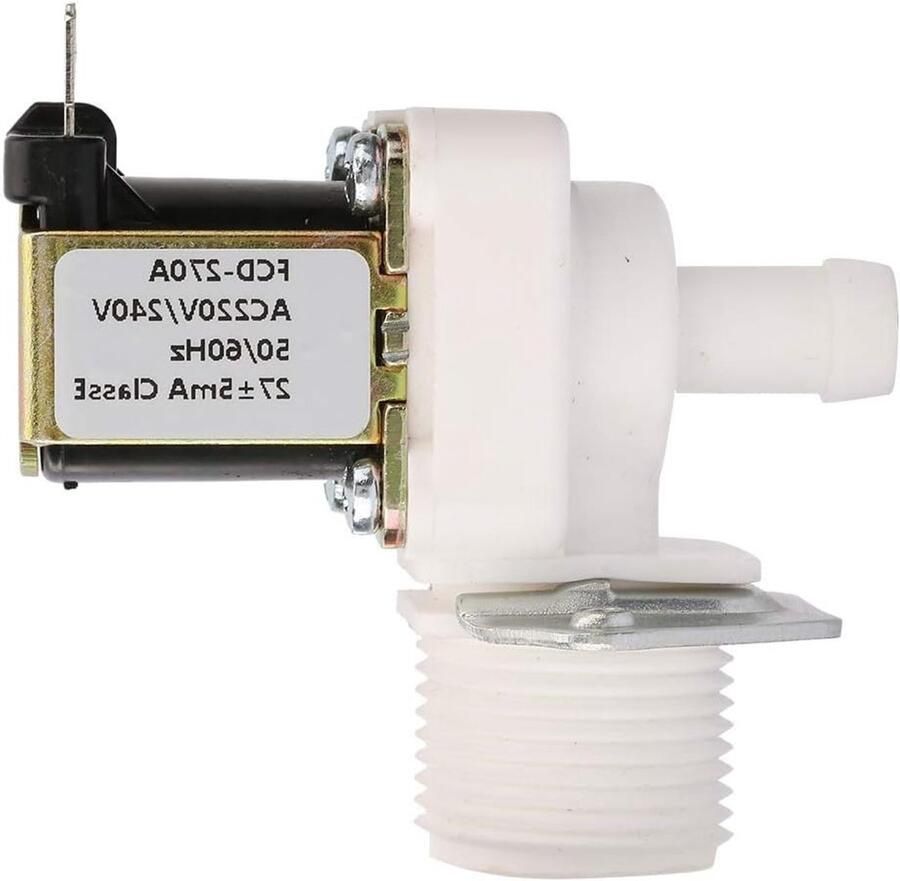 Normaal gesloten 220V magnetronventiel voor ijsmachine Plastic elektrische solenoïde klep voor koelkasten en vriezers