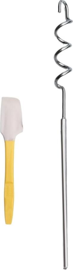 Notenboter Roerder Mixer Pot Moeiteloos Mixen Roestvrij Staal 30CM Zilver