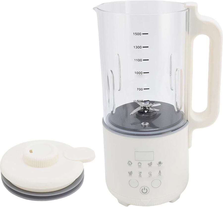 Notenmelk Maker Plantenmelk Blender Verse Drankjes Maken Automatische Programma's 1500 Ml Capaciteit