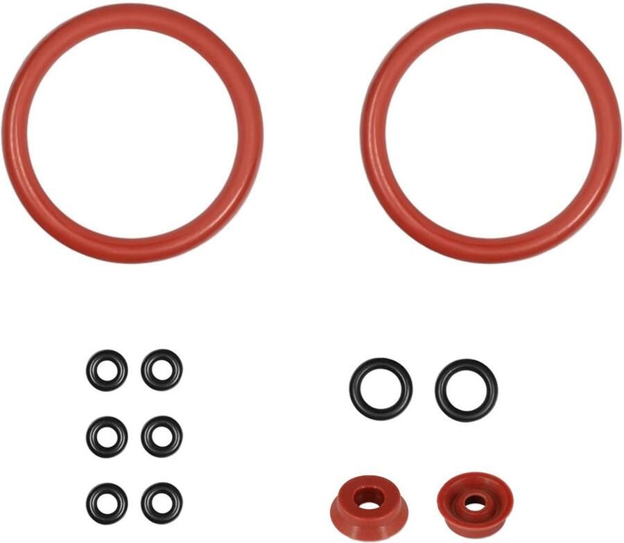 O-ring onderhoudsset voor Jura Impressa AEG Krups volautomatische koffiemachines 12-delige voedselveilige afdichtringset voor zetgroep ontwateringsventiel