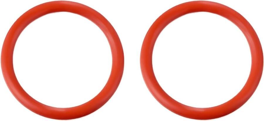 O-ring Pakking Zuiger Seal Afdichtring Koffiezetapparaat Onderhoud Voedselveilig Siliconen 2 stuks Rood