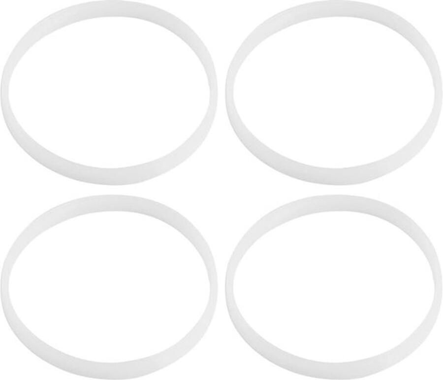 O-Ring Vervanging Rubber Afdichting Set van 4 Stuks Diameter 10 cm Geschikt voor Juicer Lichtgewicht 40 g Afdichtring