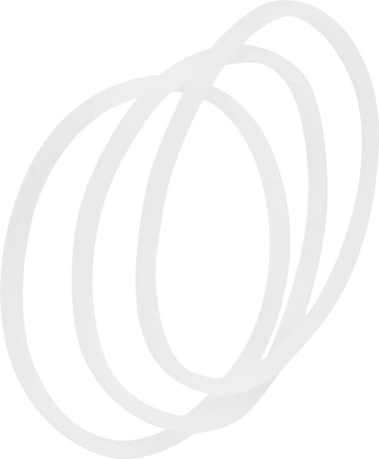 O-Ring Vervangingsset 3Pcs Rubber Flexibel en duurzaam Voor blender of juicer ShopVlot