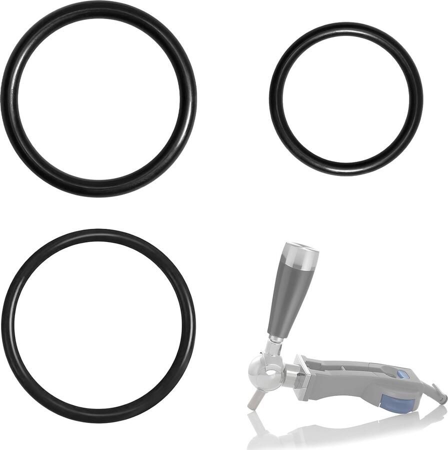 O-Ring voor Perfect Draft Vervangingsringen 3 stuks Rubber Geschikt voor Philips Perfect Draft tap Vemera